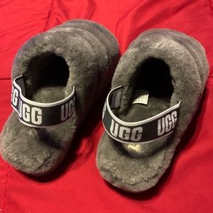 FLUFF YEAH SLIDE (CHARCOAL)